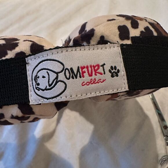Pet Recovery Collar Cheetah Print Adjustable Comfurt Collar - Picture 6 of 7